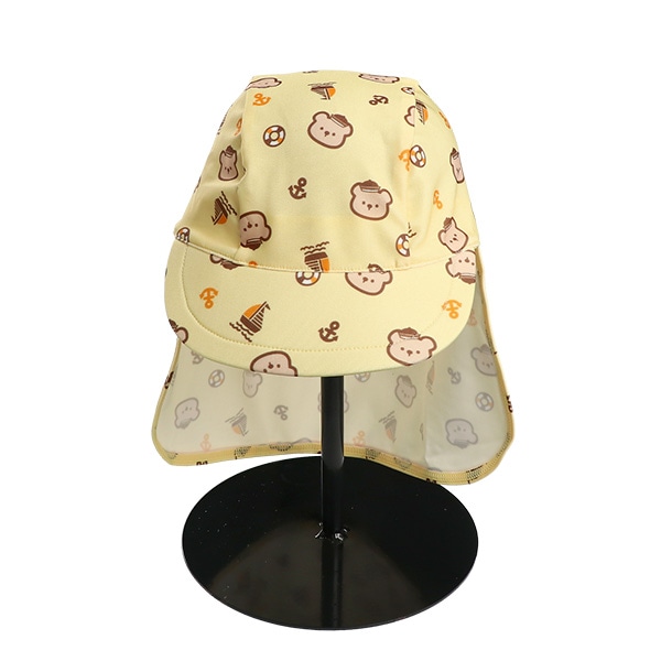 日よけ付きアクアキャップ（くま）