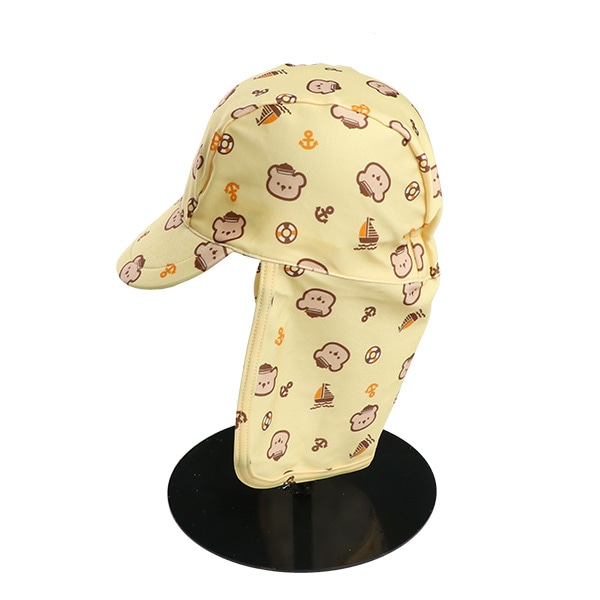 日よけ付きアクアキャップ（くま）