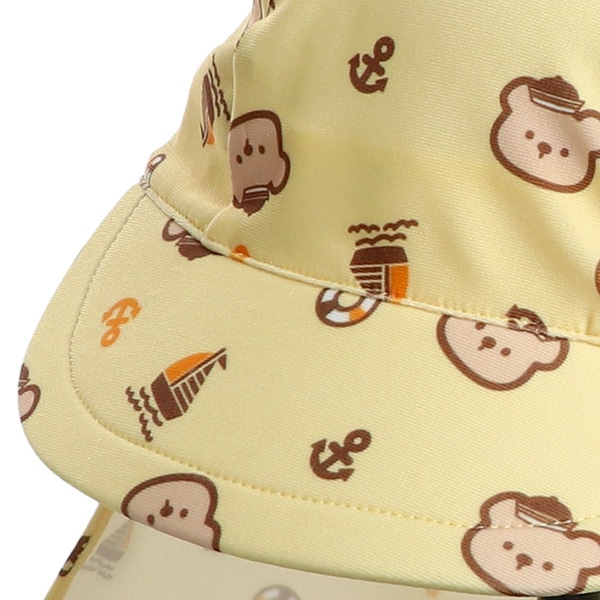 日よけ付きアクアキャップ（くま）