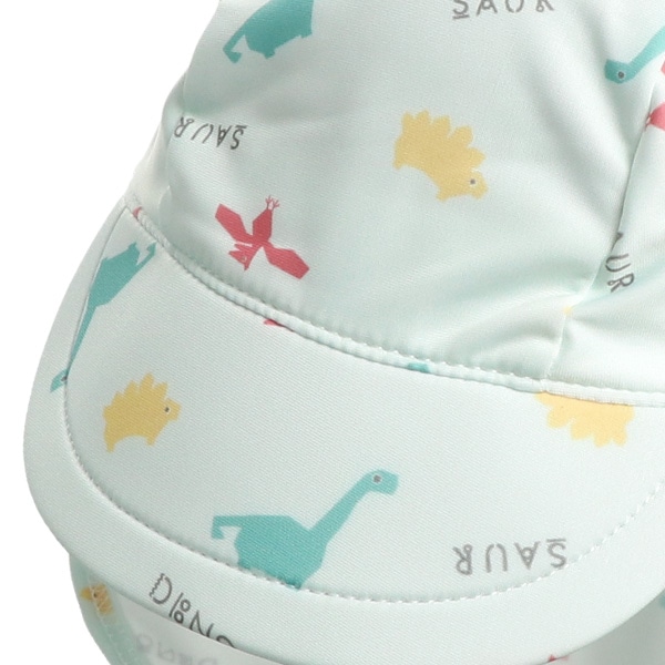 日よけ付きアクアキャップ（恐竜）