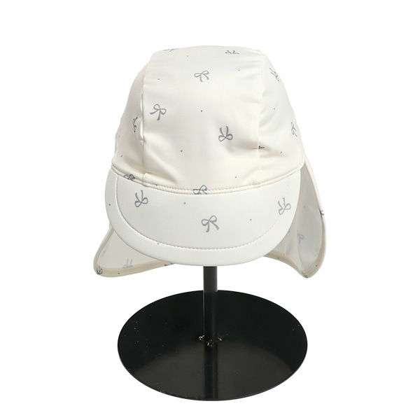 日よけ付きアクアキャップ（リボン）