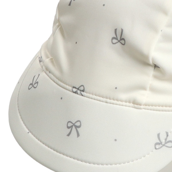 日よけ付きアクアキャップ（リボン）