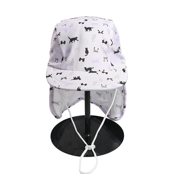 日よけ付きアクアキャップ（ねこ）