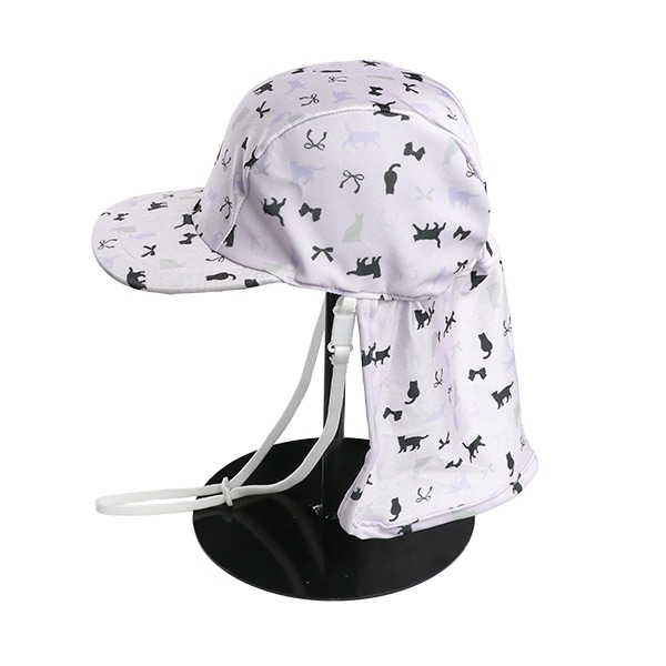 日よけ付きアクアキャップ（ねこ）