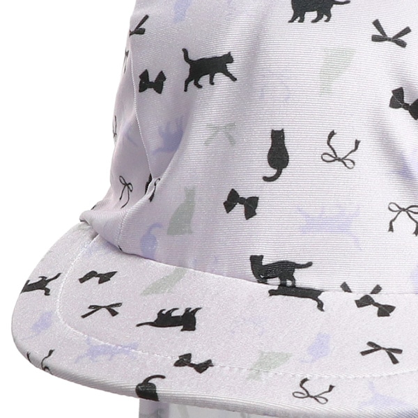 日よけ付きアクアキャップ（ねこ）