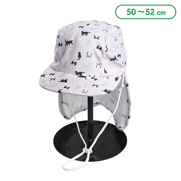 日よけ付きアクアキャップ（ねこ）