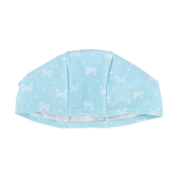 スイムキャップ（ドット・リボン）