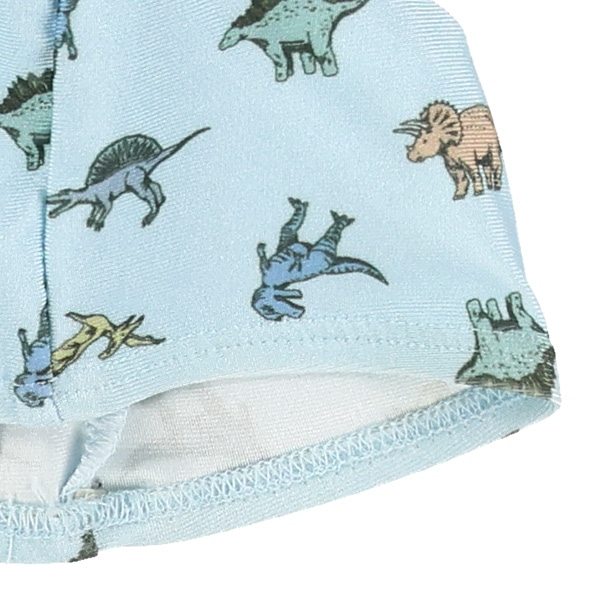 スイムキャップ（恐竜・ブルー）