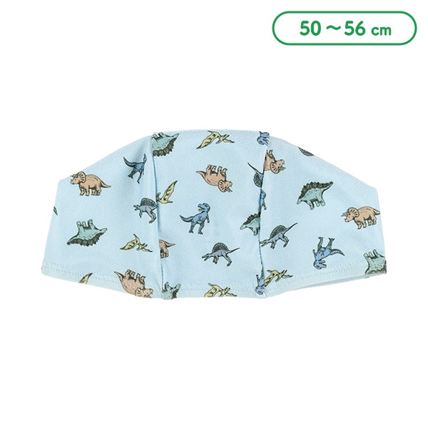 スイムキャップ（恐竜・ブルー）