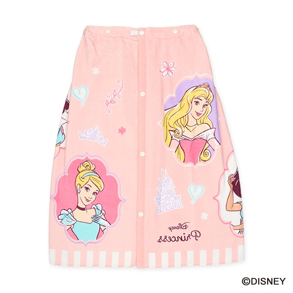 70cm丈巻きタオル（ディズニープリンセス）