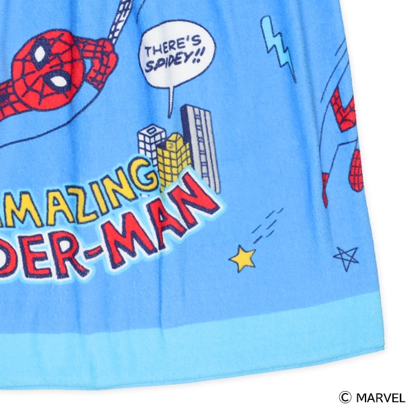 70cm丈巻きタオル（スパイダーマン）