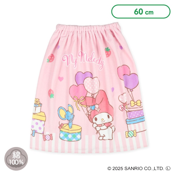 60cm丈巻きタオル（マイメロディ）