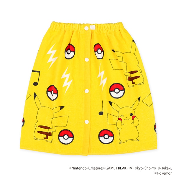 48cm丈巻きタオル（ピカチュウ）