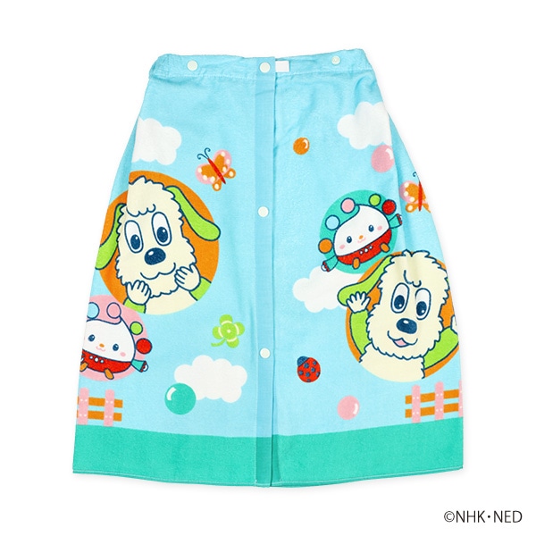 60cm丈巻きタオル（いないいないばあっ!）