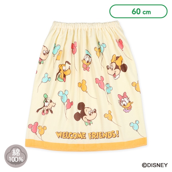 60cm丈巻きタオル（ミッキー&フレンズ）