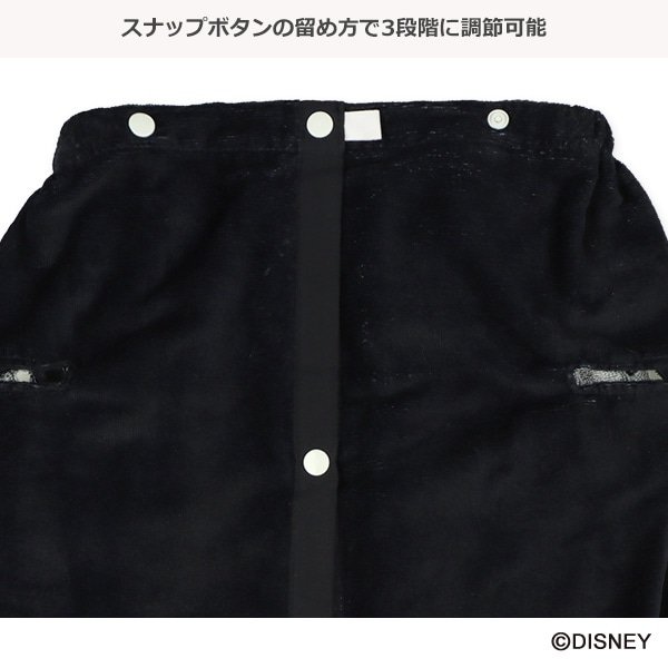 60cm丈袖口付きなりきり巻きタオル（ミニーマウス）