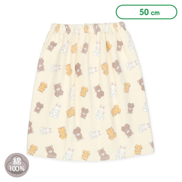 50cm丈巻きタオル（アニマルパターン）