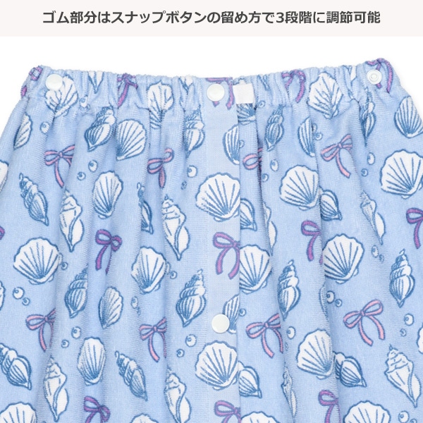 60cm丈巻きタオル（貝柄）