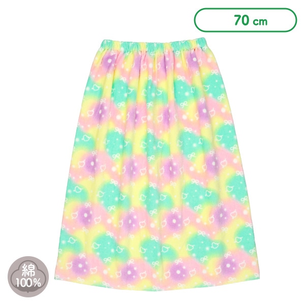 70cm丈巻きタオル（ハート）