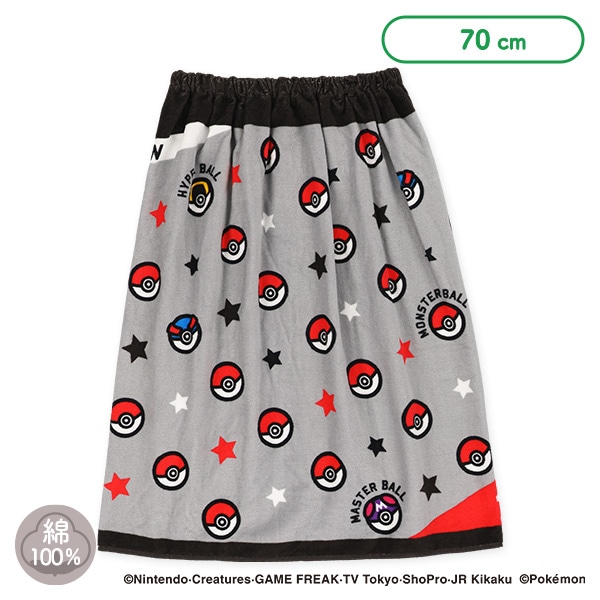 70cm丈巻きタオル（モンスターボール）