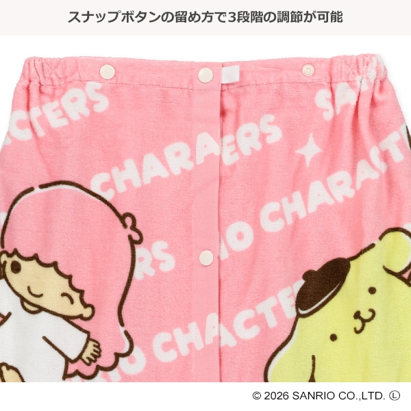 70cm丈巻きタオル（サンリオキャラクターズ）