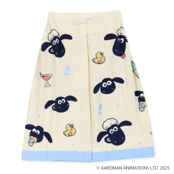 60cm丈巻きタオル（ひつじのショーン）