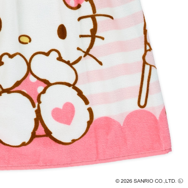 60cm丈巻きタオル（ハローキティ）