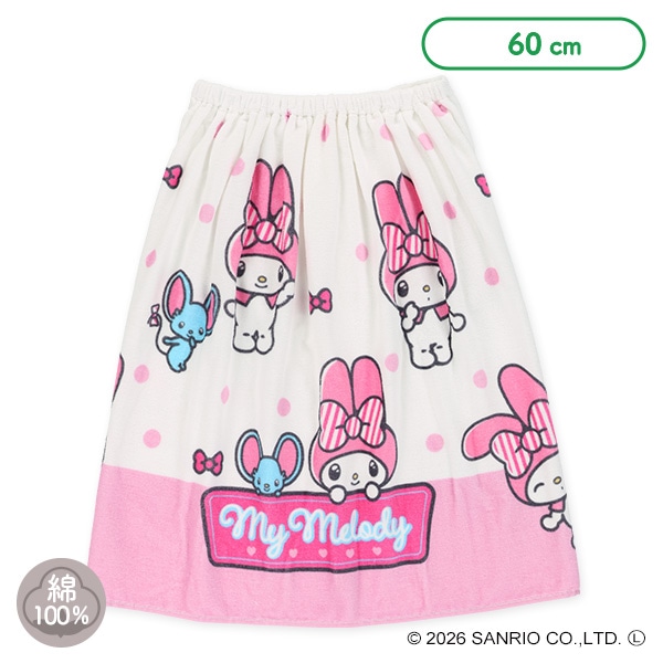 60cm丈巻きタオル（マイメロディ）