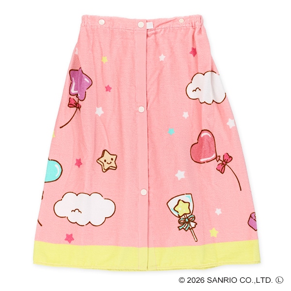 60cm丈巻きタオル（キキララ・リトルツインスターズ）