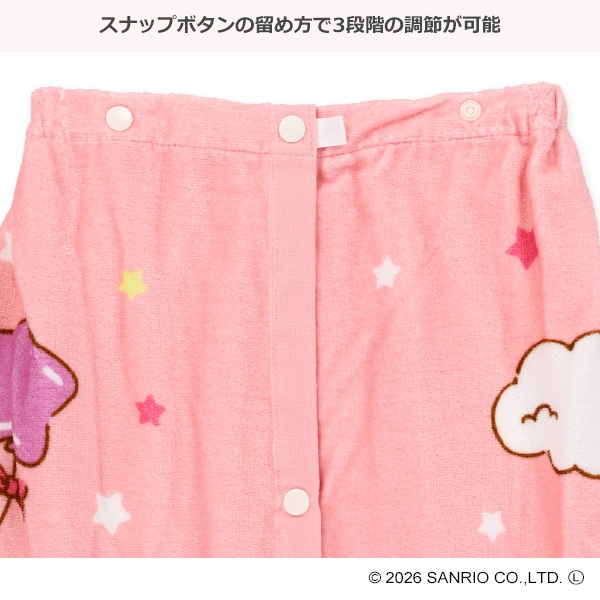 60cm丈巻きタオル（キキララ・リトルツインスターズ）