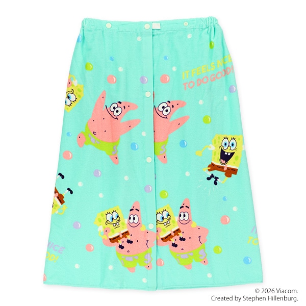 70cm丈巻きタオル（スポンジボブ）