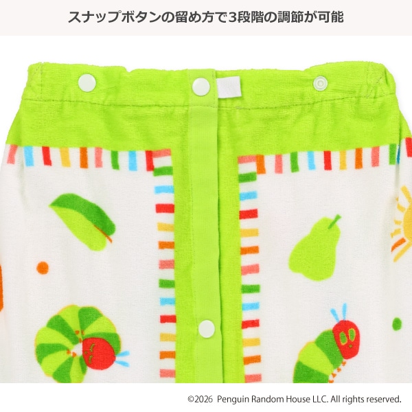 60cm丈巻きタオル（はらぺこあおむし）