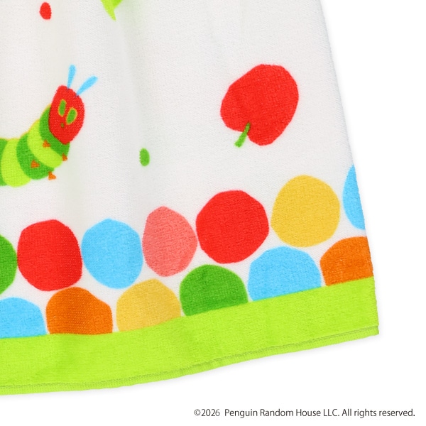 60cm丈巻きタオル（はらぺこあおむし）