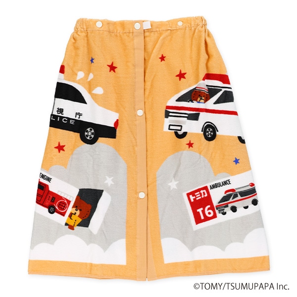 60cm丈巻きタオル（トミカとトム）