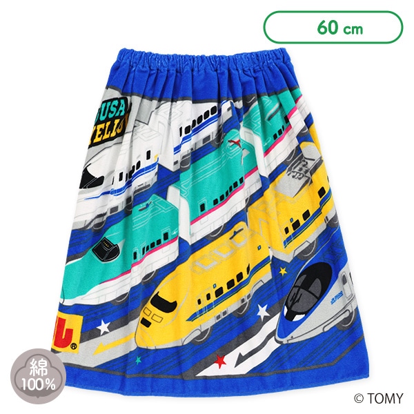 60cm丈巻きタオル（プラレール）