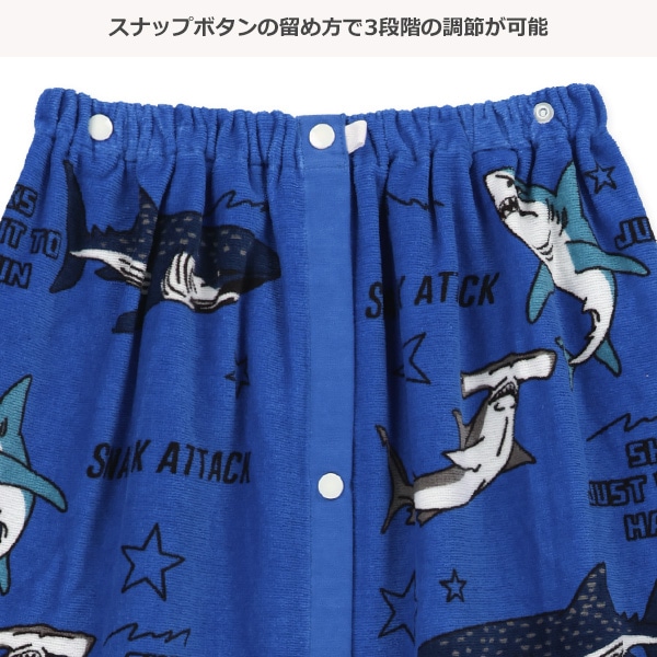 70cm丈巻きタオル（サメ）