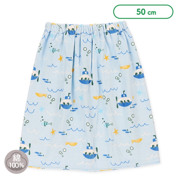 50cm丈巻きタオル（マリン）