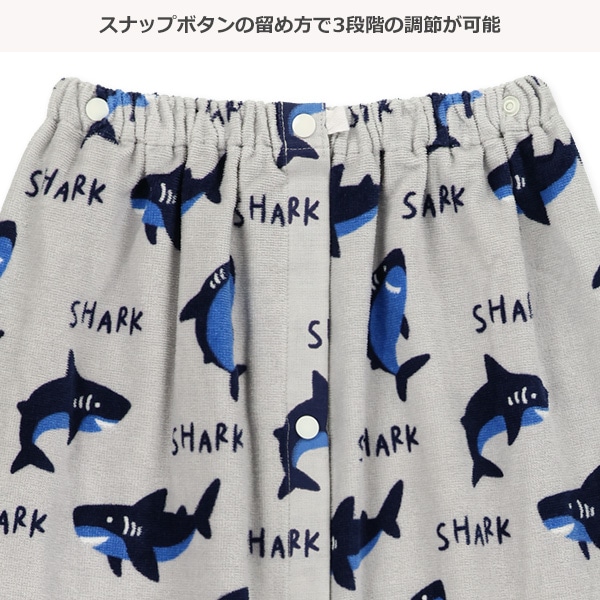 60cm丈巻きタオル（サメ）