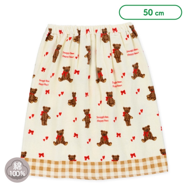 50cm丈巻きタオル（くま）