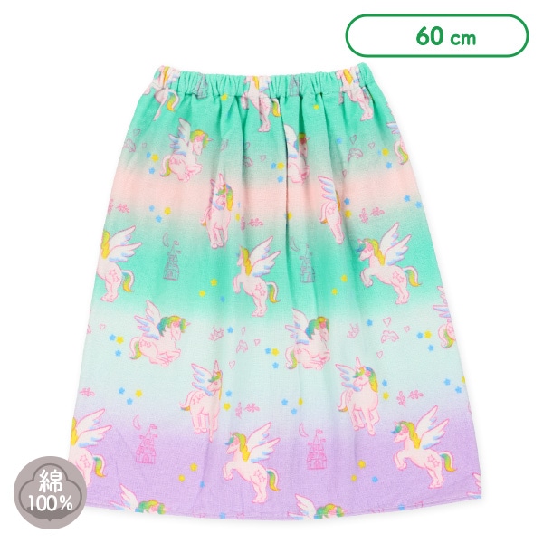 60cm丈巻きタオル（ユニコーン）