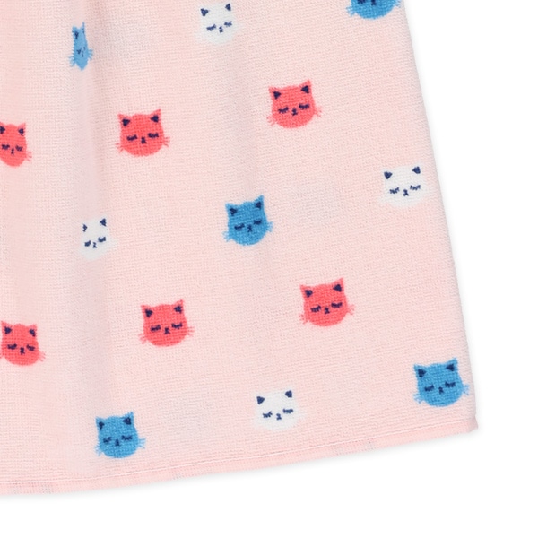 60cm丈巻きタオル（ねこ）