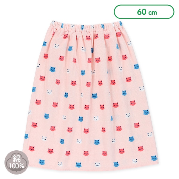 60cm丈巻きタオル（ねこ）