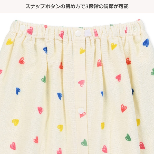 60cm丈巻きタオル（ハート）