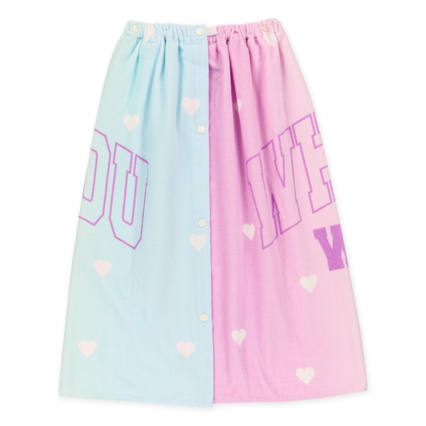 70cm丈巻きタオル（カレッジハート）