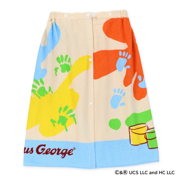 60cm丈巻きタオル（おさるのジョージ）