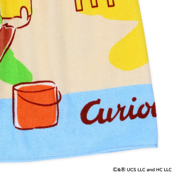 60cm丈巻きタオル（おさるのジョージ）