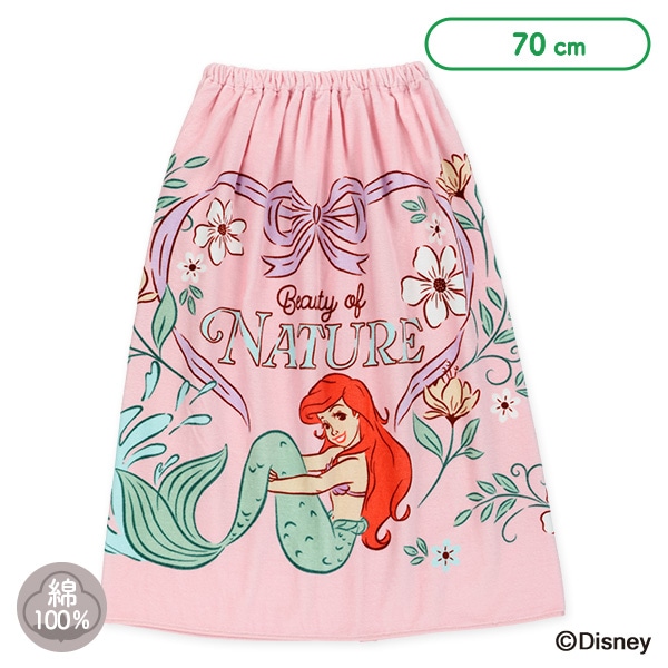 70cm丈巻きタオル（リトル・マーメイド）