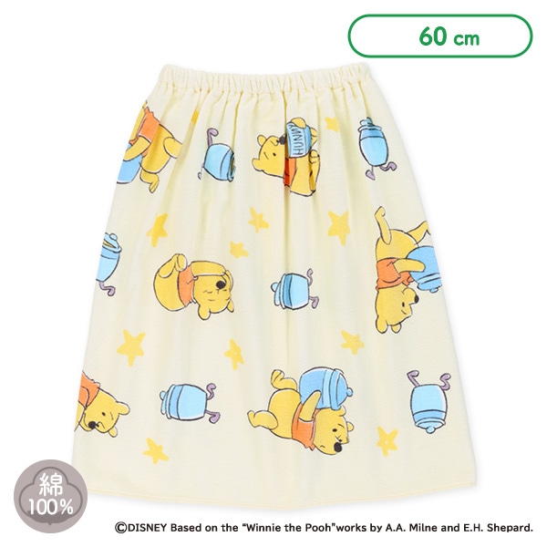 60cm丈巻きタオル（くまのプーさん）