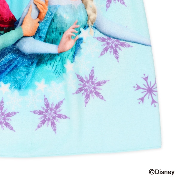 70cm丈巻きタオル（アナと雪の女王）