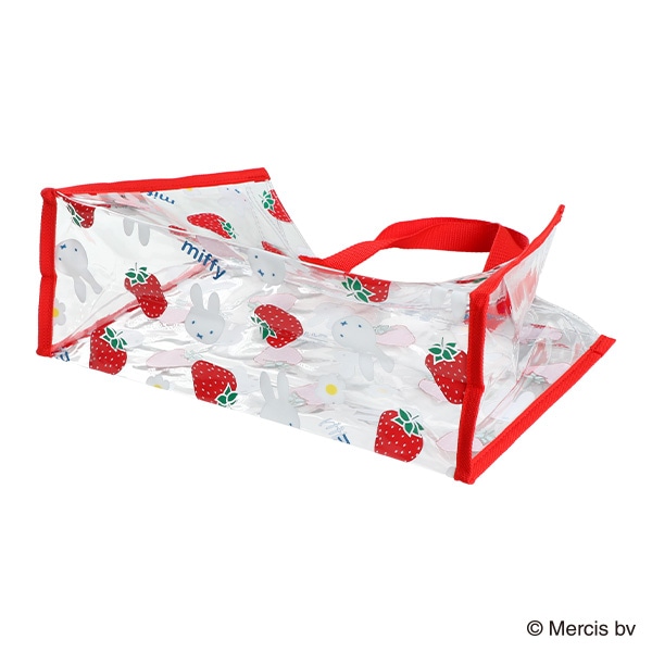 角型ビーチバッグ（ミッフィー・いちご）